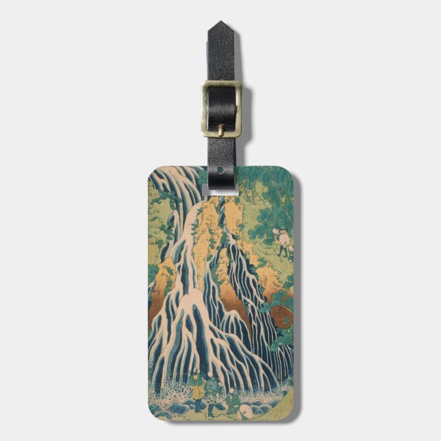 Japanese Art custom luggage tag (Front Vertical)