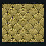 Japanese Art Deco: Black Gold Design Poster<br><div class="desc">Seamless black and gold japanese art deco floral waves pattern Vintage
Japanese art deco waves in an opulent black & gold mix.
Japanese art deco elegance,  black,  and gold unite!
japanese,  deco,  pattern,  floral,  seamless,  abstract,  decor,  fashion,  vintage,  backgrounds,  retro,  wave,  geometric,  luxury,  asian,  fabric,  chinese,  shape,  decoration,  culture</div>