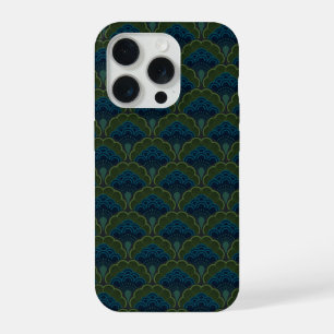Japanese art deco style_Deep Forest iPhone 15 Pro Case