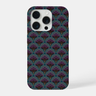 Japanese art deco style_Midnight iPhone 15 Pro Case