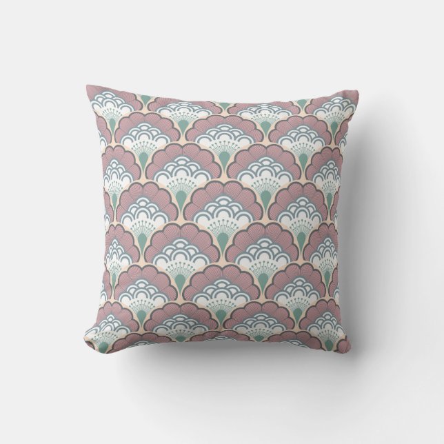Japanese art deco style_Spring Cushion (Front)
