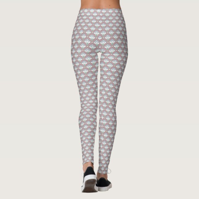 Japanese art deco style_Spring Leggings (Back)