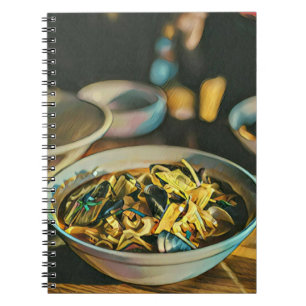 Japanese Art For Food Lovers Notebook