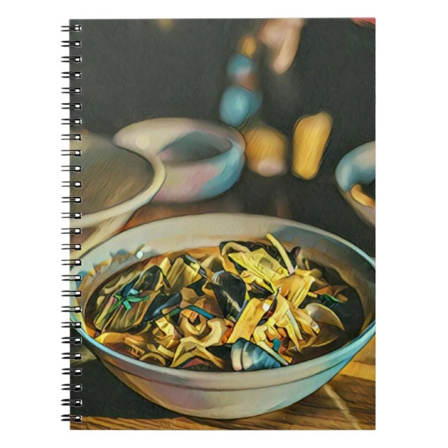 Japanese Art For Food Lovers Notebook (Front)