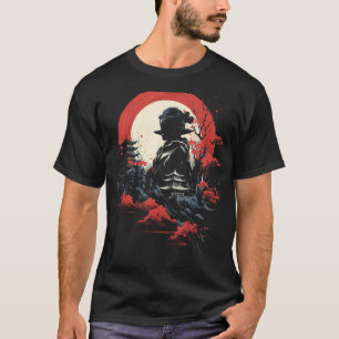 Japanese Art Geisha Nihonga Traditional Painting T-Shirt