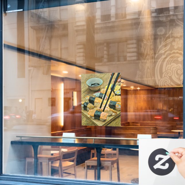 Japanese art lover (Cafe Window)