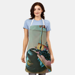 Japanese art lover apron