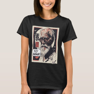 Japanese Art Mashup with Freud - Psychology and Hu T-Shirt