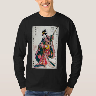 Japanese Art Print Geisha Ukiyo-e Aesthetic T-Shirt