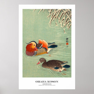 Japanese Art Print - Ohara Koson - Mandarin Ducks