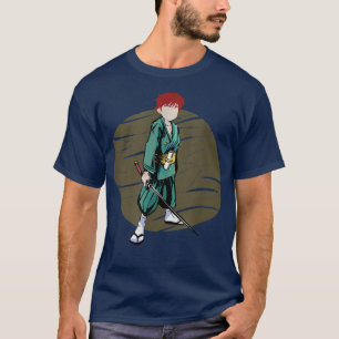 Japanese Art Samurai Vintage Fighter Retro Design  T-Shirt