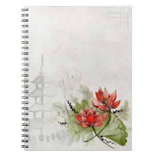 Japanese Art Spiral Notebook
