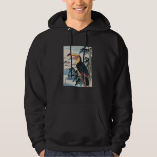 Japanese Art Toucan Kyosai Vintage Japan Artwork Hoodie
