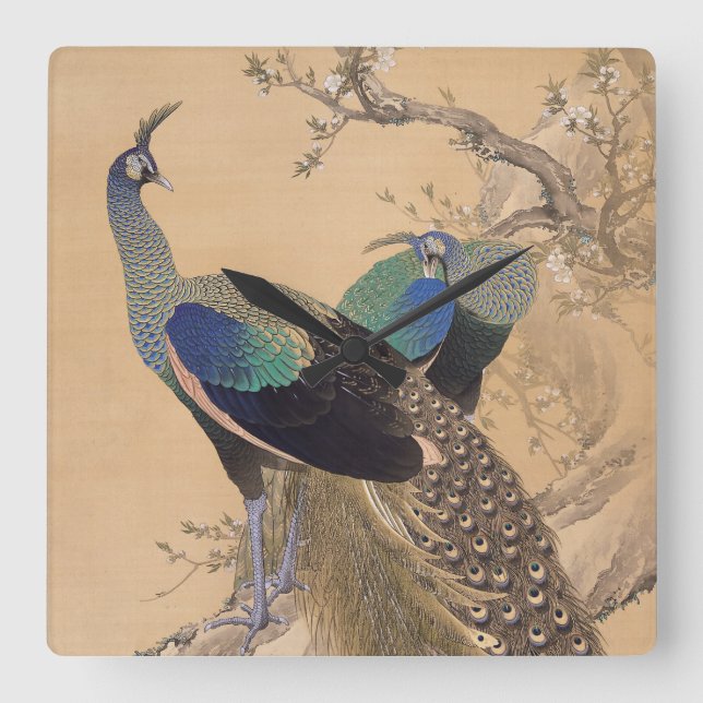 Japanese Art wall clock (Front)