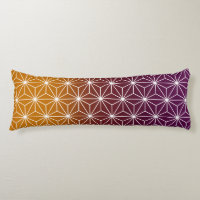 Japanese Asanoha Burgundy & Gold