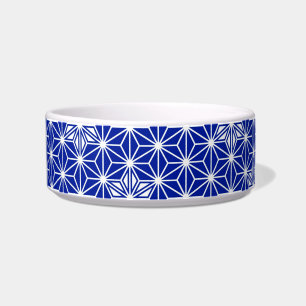 Japanese Asanoha pattern - cobalt blue Bowl