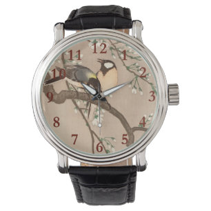 Japanese Asian Bird Chickadee Songbird Watch