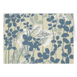 Japanese Asian Blue Leaf Flower