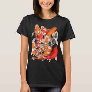 Japanese Asian Koi Fish Carp Nishikigoi Fish Art T-Shirt