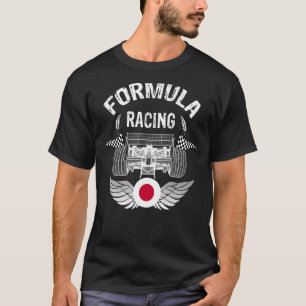 Japanese Auto Race Japan Flag Formula Racing Car B T-Shirt
