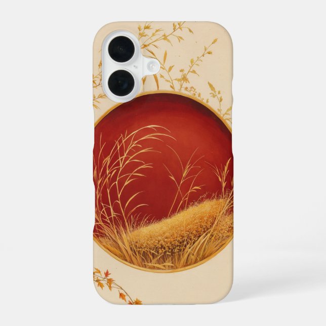 Japanese Autumn Moon Phone Case (Back)
