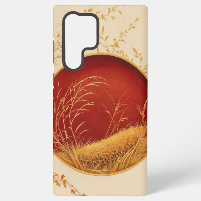 Japanese Autumn Moon Phone Case (Back)