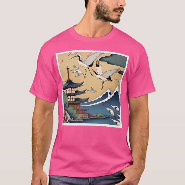 Japanese Background Active T-Shirt (Front)
