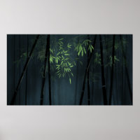 Japanese Bamboo Forest Painting