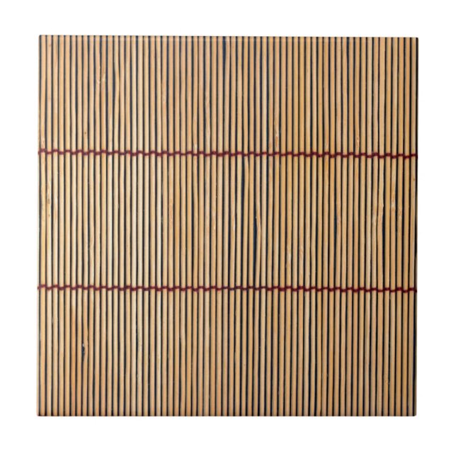 Japanese Bamboo Mat Tile (Front)
