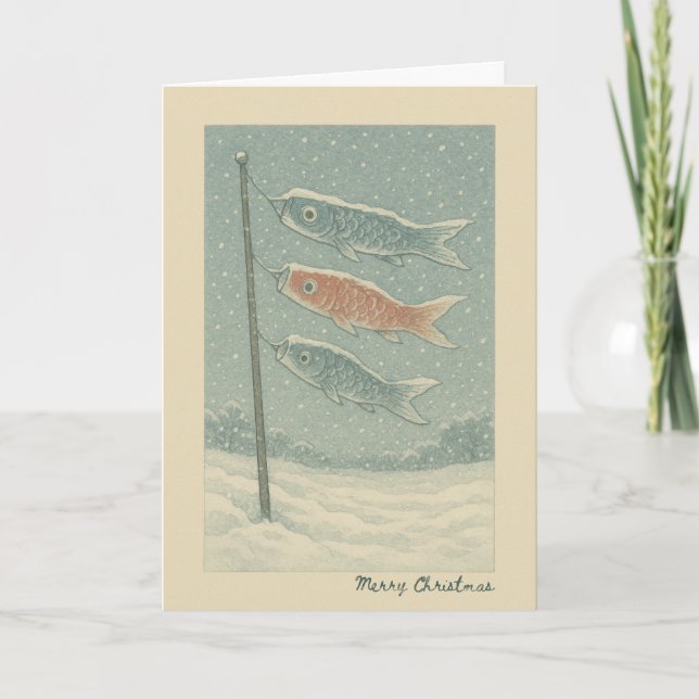 Japanese banners - Christmas Card (Front)