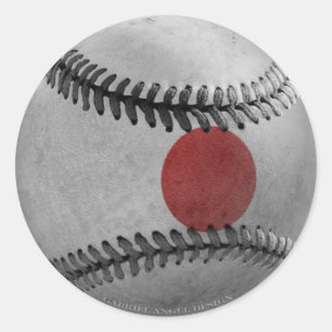 Japanese Baseball Classic Round Sticker