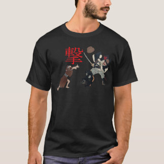 Japanese Battle Scene – Vintage Samurai T-Shirt