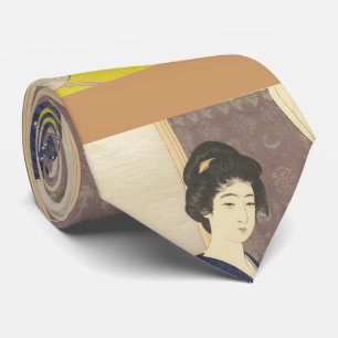 Japanese Beauty in Summer Kimono Tie