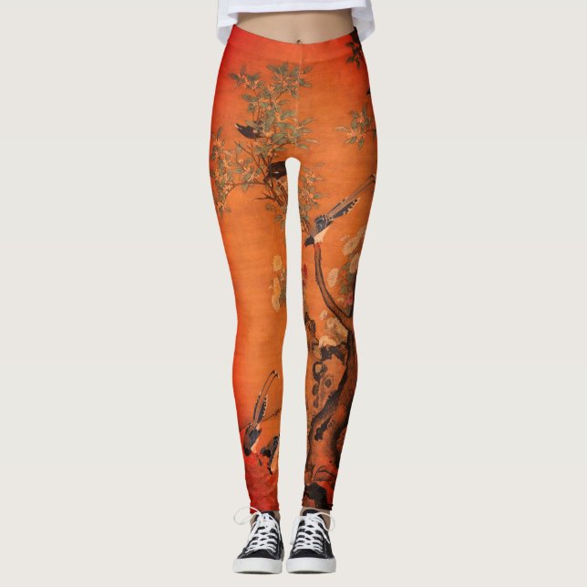 JAPANESE BIRD Leggings (Front)