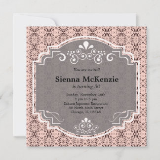 Japanese Birthday theme Invitation