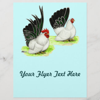 Japanese Black White Bantams Flyer