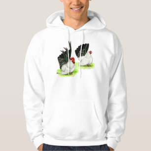 Japanese Black White Bantams Hoodie