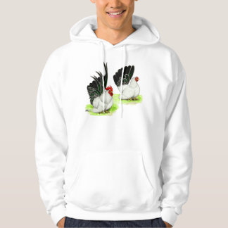 Japanese Black White Bantams Hoodie