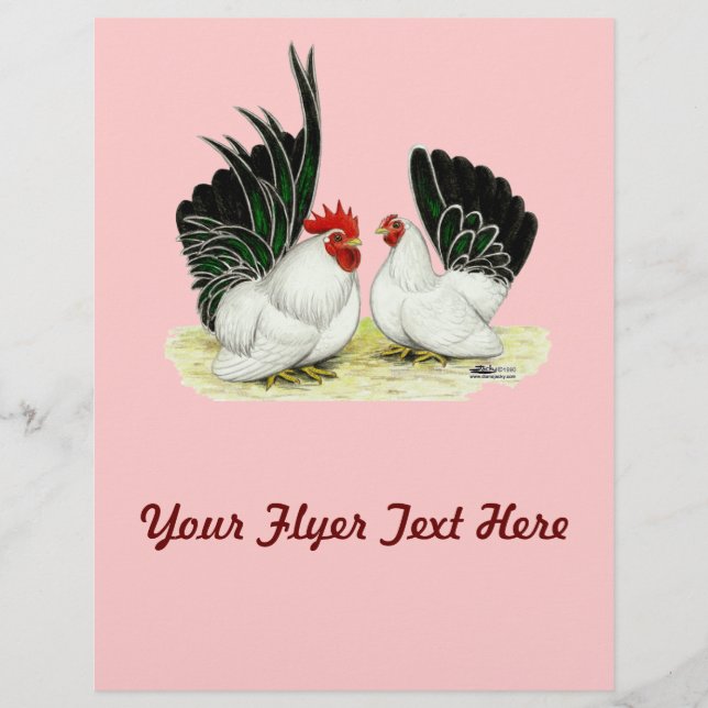 Japanese Blacktail Bantams Flyer (Front)