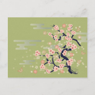JAPANESE Blossom Postcard