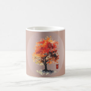 Japanese Blossom with Kanji Coffee Mug