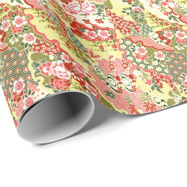 Japanese Blossoms No.8 Wrapping Paper (Roll Corner)