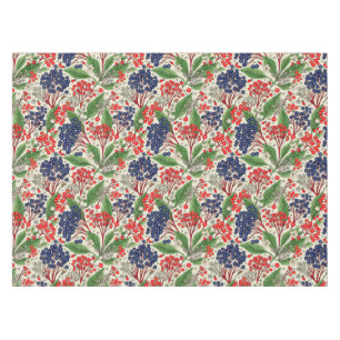 Japanese Blue and Red Berries Tablecloth