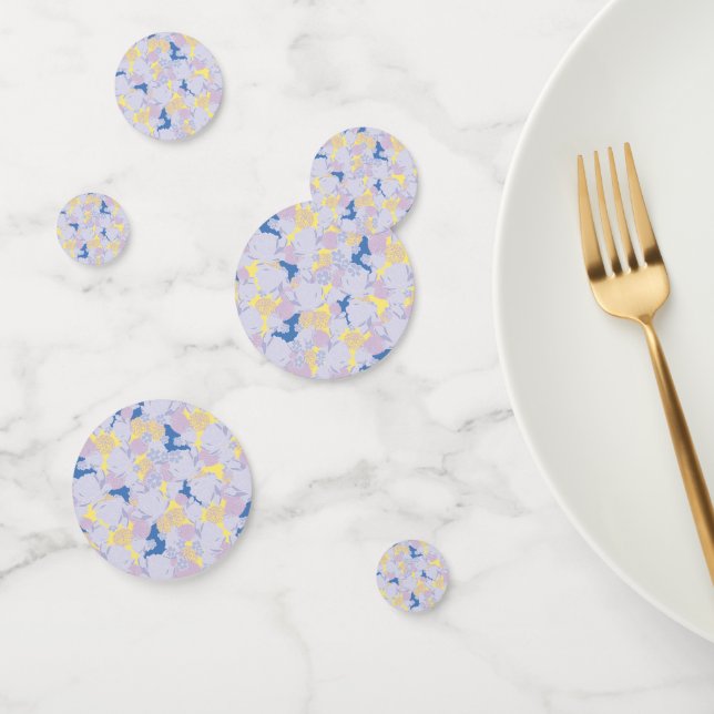 Japanese blue confetti (Group)