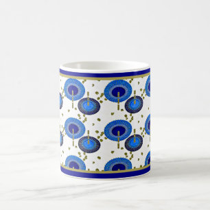 Japanese Blue Fans - 11 oz Classic Mug