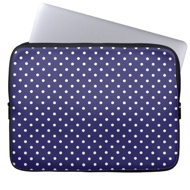 Japanese Blue Laptop Sleeve (Front)
