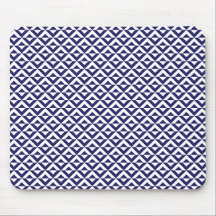 Japanese Blue Mouse Pad