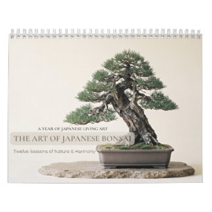 Japanese Bonsai Art Wall Calendar