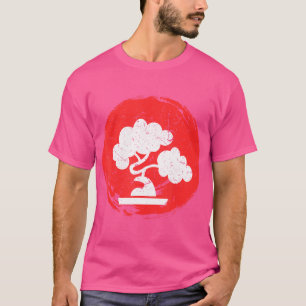 Japanese Bonsai Tree Red Sun Karate Gift T-Shirt