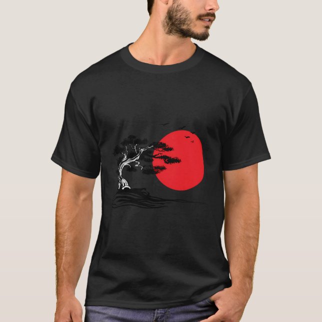 Japanese Bonsai Tree T-Shirt (Front)